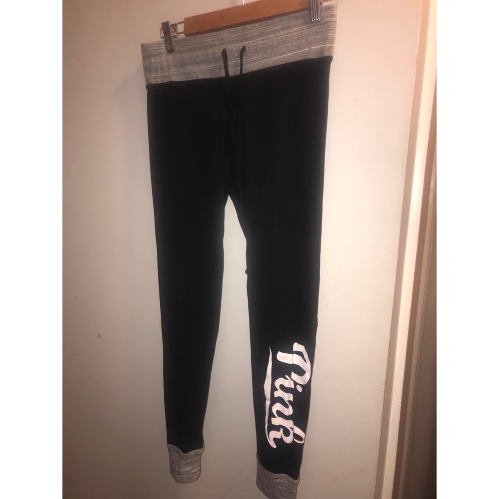 Pink campus leggings